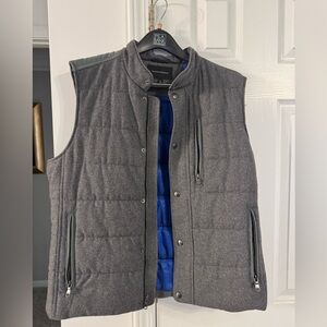 Banana Republic Gray Quilted Men's Vest